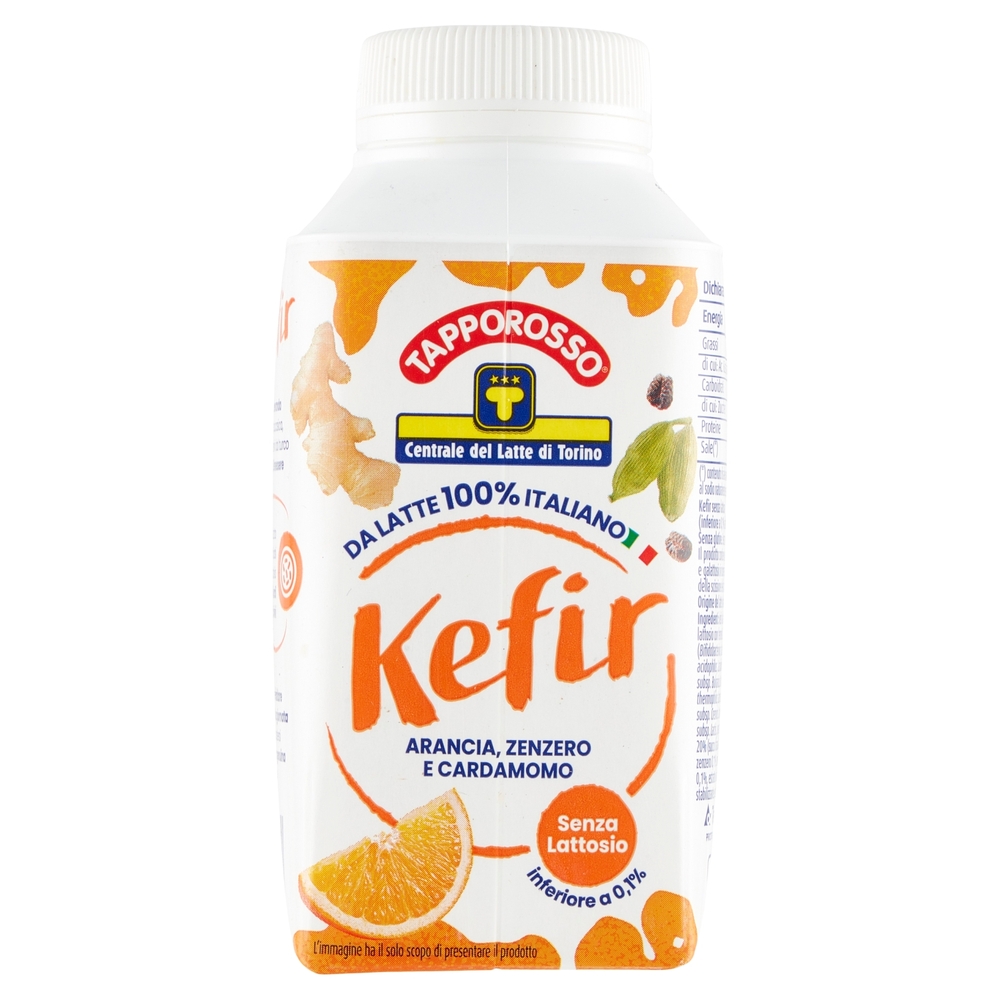 Tapporosso Kefir Arancia, Zenzero e Cardamomo 250 ml